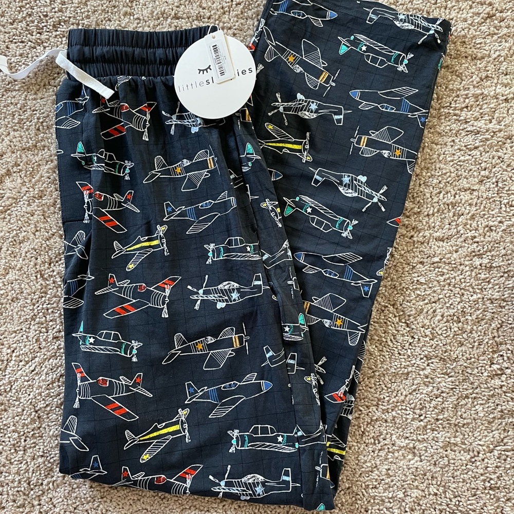 Little Sleepies Take Flight Mens PJ Pants ✈️, XS, NWT